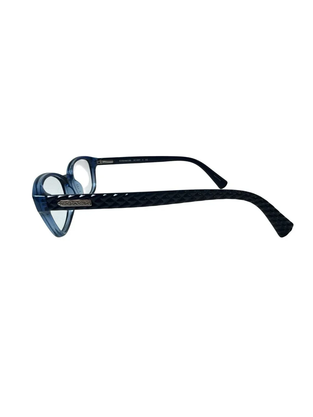 Coach Eyeglasses, Frames Only, HC 6067 5290, 50-16-135, Plastic, Blue Gradient